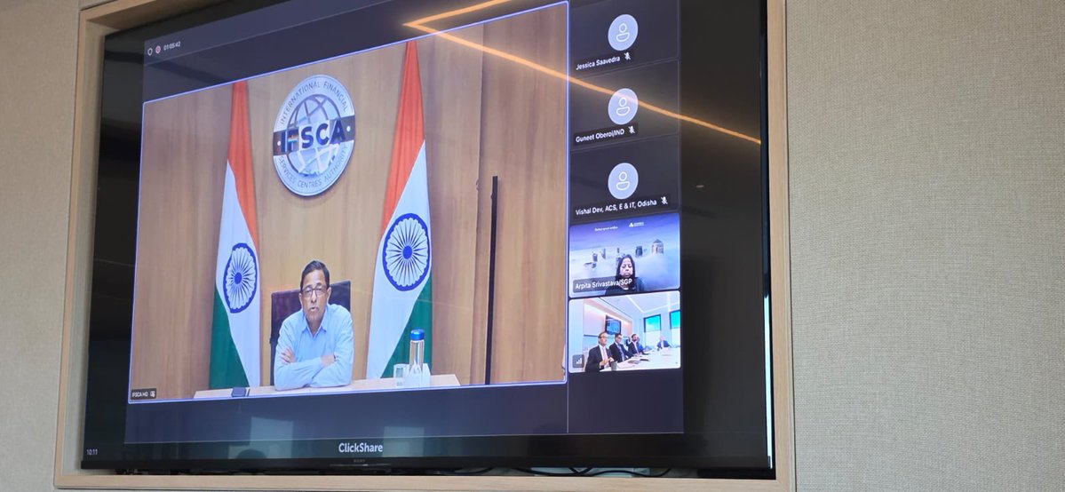 IndiainNewYork's tweet photo. Consulate General of India in New York, in association with @Wipro , convened an insightful discussion on Global Capability Centres (GCCs).

The focus was also to promote @GIFTCity_ City & Odisha as attractive destinations for GCCs.

 @IFSCA_Official Chairperson Mr. K. Rajaraman highlighted advantages of setting up GCCs in the GIFT City. 

Mr. Vishal Kumar Dev @vishaldevk , Additional Chief Secretary of Odisha presented the incentives Odisha is offering to attract GCCs and IT related investment.

The discussion covered key themes including scaling and upskilling of GCCs, the 4C drivers—Cost, Control, Capability and Carbon, the transition from people-centric to technology-driven models, AI-led transformation, and India’s emergence as a global GCC hub with over 2100 centres.

Consul General @binaysrikant76 highlighted the growing importance of India as a Trusted Partner and immense potential as a global innovation and talent hub. 

The leaders of technology industry associated with GCCs shared valuable insights into India’s evolving GCC landscape and the changes happening in this area.

@MEAIndia @PMOIndia @IndianEmbassyUS @IndianDiplomacy @mygovindia @DDNewslive @PTI_News @PIB_India