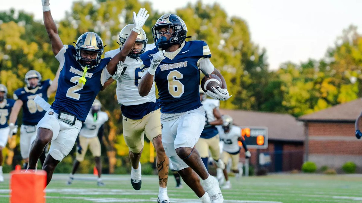 RobertPorterIV's tweet photo. Thank you @WingateFb for the camp invitation!!

#blessed https://t.co/zimu3zoAKr