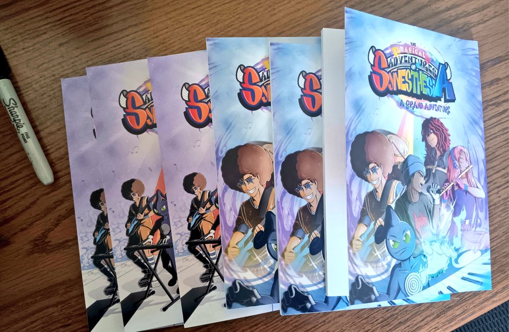 TheMagicalAdven's tweet photo. The Magical Adventures of Synesthesia A Grand Adventure Volume 1 is available in print and digital. 

Get a signed copy, and collect the exclusive varaint cover!!! 

#tmaos #anime #manga #book 

https://t.co/9QEACvPhK7 https://t.co/9Fz2ApdPSF