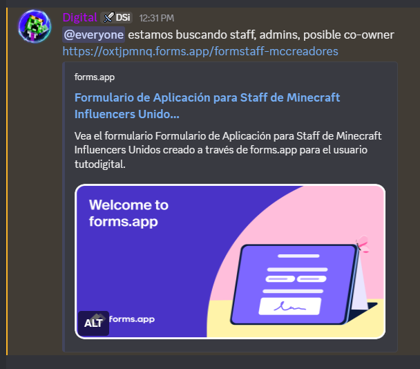saga_xq's tweet photo. Mi amigo @TutoDigital_ está buscando gente interesada en tomar el mando de su proyecto "Minecraft Creadores", un servidor de creadores de contenido en el que busca hacer una comunidad que se apoye y pueda haber más unión entre creadores, apoyénlo, se ha esforzado mucho! https://t.co/UPxg0iyKTc