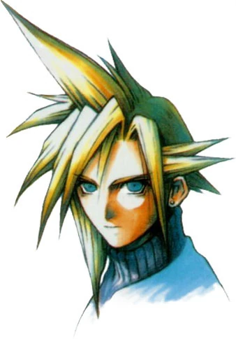 AerithClouds's tweet photo. Cloud Strife has an iconic face card. https://t.co/mrquS1NevJ