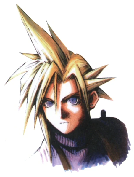 AerithClouds's tweet photo. Cloud Strife has an iconic face card. https://t.co/mrquS1NevJ