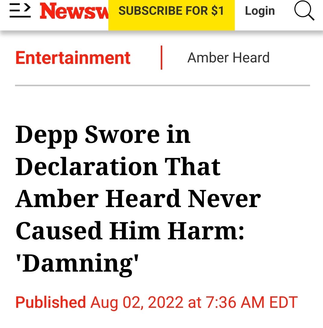 macrodos3's tweet photo. So sweet!

Here is Johnny Depp swearing Amber Heard never abused him on the record, evidence that he intended to defame her with her ex-assistant, and him apologizing to the UK court for misleading them on his sobriety and why the judge ruled the way he did https://t.co/SmykM8CeMR