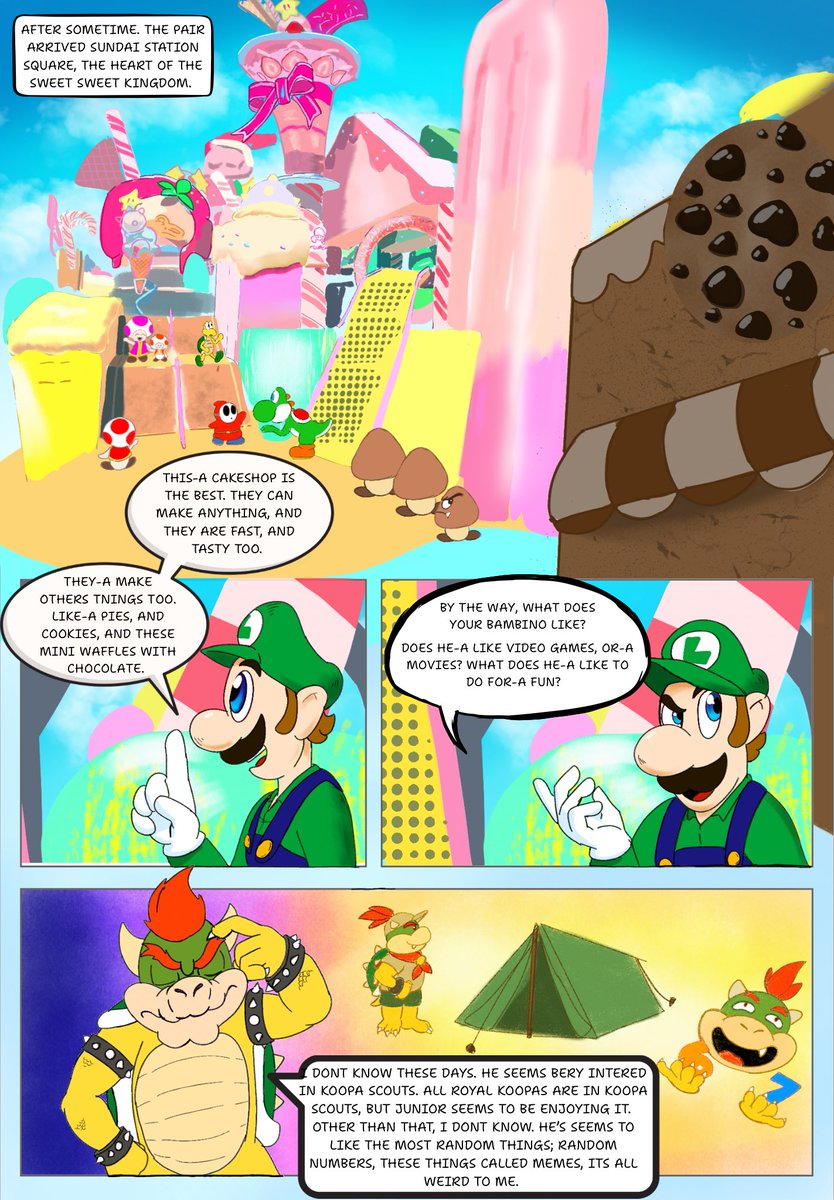 blossomingluigi's tweet photo. #bowuigi #bower #luigi #supermario #bowserxluigi https://t.co/M77f7ezQo8