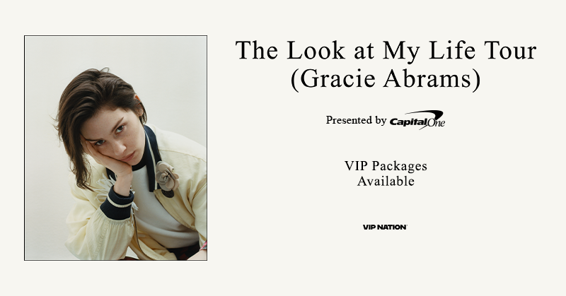 VIPNation's tweet photo. Your invitation to @gracieabrams The Look at My Life Tour VIP experience 💌 featuring access to The Look at My Life lounge, exclusive gift bundles, and more! We’d give up everything to be close to you, Gracie ✨

🎟️: https://t.co/eOsLON1TpU https://t.co/Wa0b4SMj5a