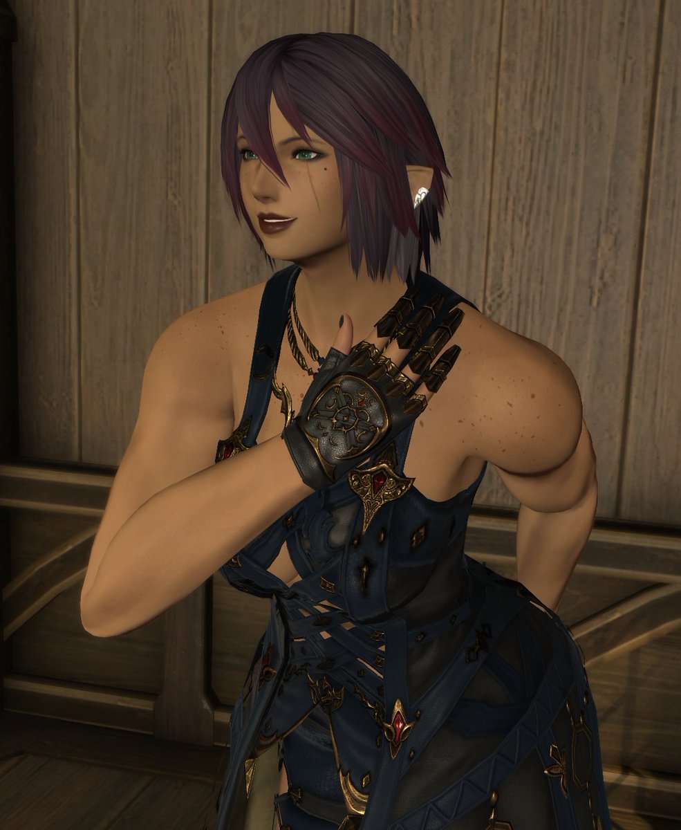 Chained_Dawn's tweet photo. With my recent change to Elezen. Going to try getting back into gposing as a way to explore the new Kiara as a character. Say hello to the new elezen. https://t.co/o2BrAs2r8s