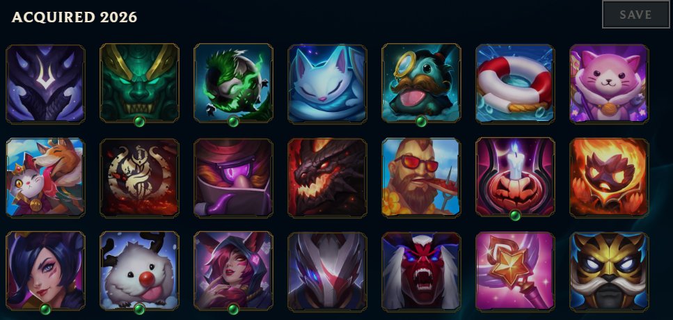MedicOverThere's tweet photo. For anyone in @LeagueOfLegends hunting mystery icons these are the ones I got today All the way to the prestige sona icon excluding champi icons; I know some of you are hunting specifics but here is a bunch I got! https://t.co/6LQePIzPiB