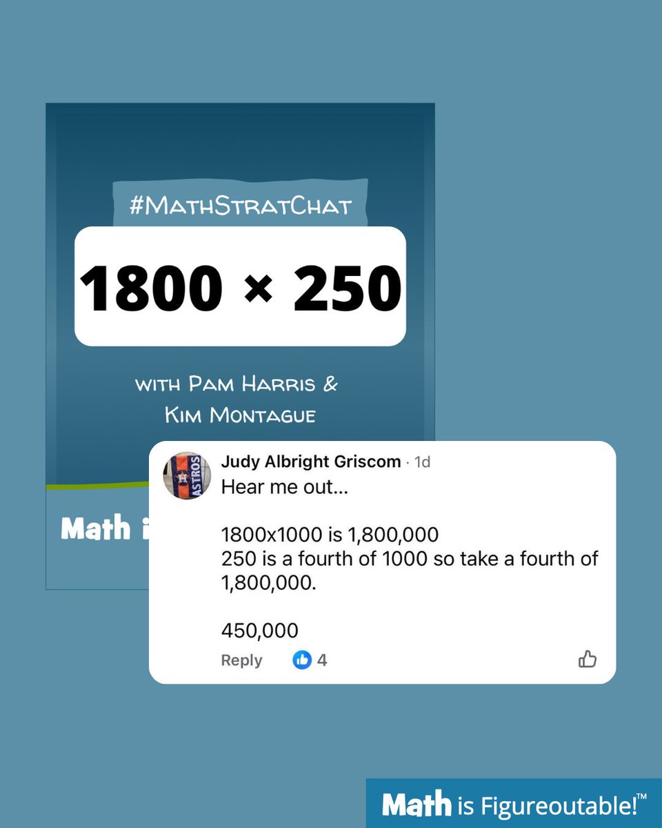 pwharris's tweet photo. We hear you Judy and we like it! Nice strategy!
#MathIsFigureOutAble #MathStratChat #MTBoS #ITeachMath #MathEd https://t.co/EaiDuYbedv
