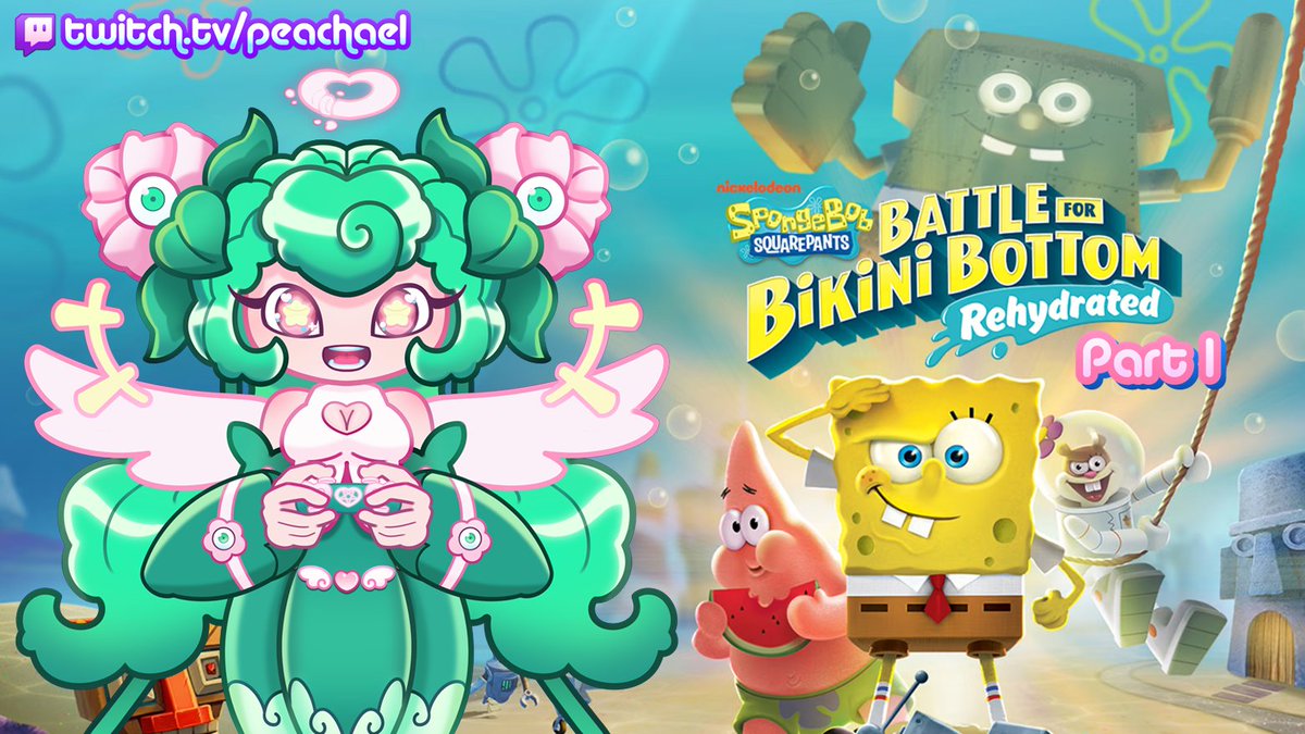 PeachaelVT's tweet photo. ˚₊‧ ꒰ა Going live in 13.5 hours! ໒꒱‧₊˚
Tomorrow @ 10 am EST it will be my firtst time playing Spongebob: Battle for Bikini Bottom (Rehydrated) ! I hope to sea you angels there 💛🫧
✿ #vtuber ✿ #pngtuber ✿ #seedrianoc ✿ #sonicoc ✿ https://t.co/QyqT2qCgCG