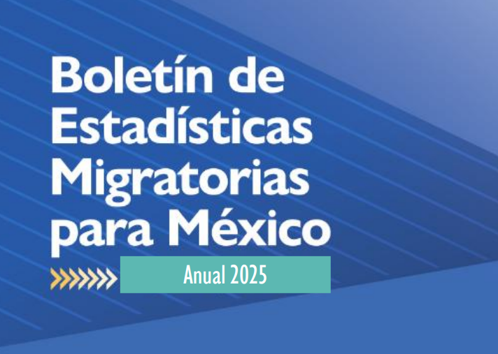 OIM_Mexico's tweet photo. 📊 El Boletín de Estadísticas Migratorias para México 2025 está disponible, con cifras actualizadas sobre los principales fenómenos migratorios del año #2025: regularización, eventos de migración irregular, devoluciones, retornos y remesas. 
 
Un documento imprescindible para quienes trabajan en política migratoria: https://t.co/zvOzCcwusW