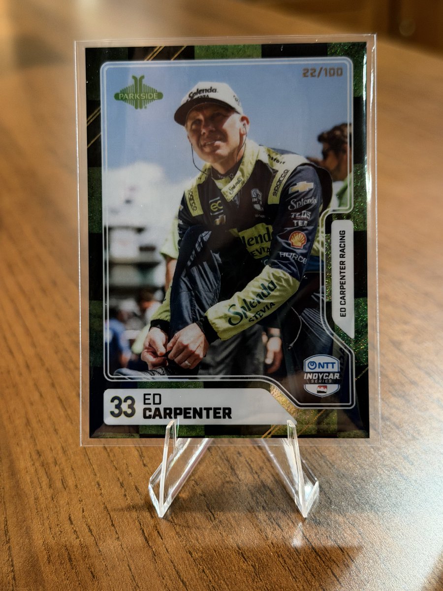 mjd4987's tweet photo. Ripped a 2026 Parkside IndyCar hobby box. I’ve never pulled a triple auto in anything before so I’ll take that any day. @CardPurchaser https://t.co/aTiqfC3Rbq