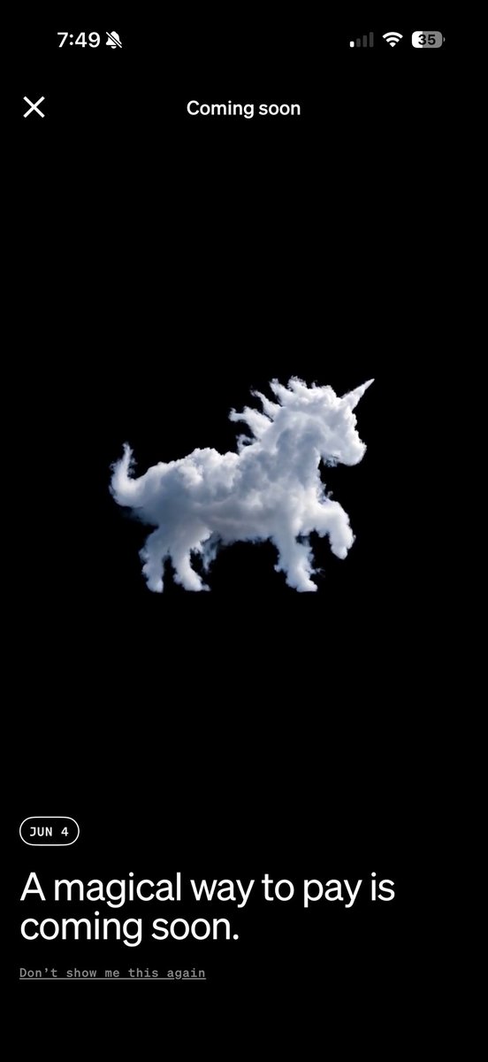 0xmachzero's tweet photo. Callin it @Uniswap on @CashApp 👀 https://t.co/B3y5lNyYtm