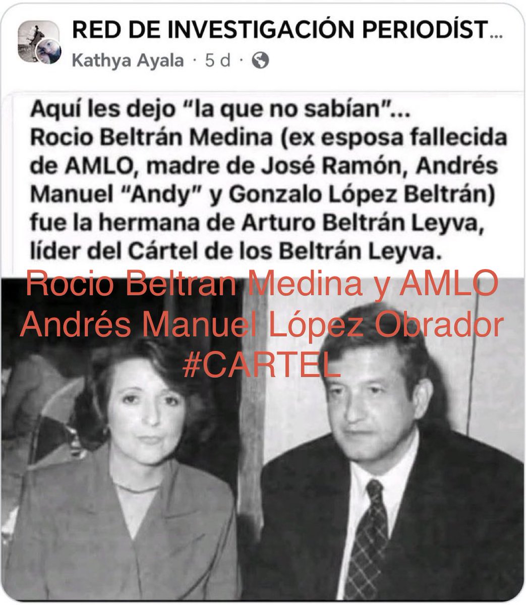 Guacamayalibre's tweet photo. @lopezobrador_ @amlopezbeltran @BeatrizGMuller @BeatrizGMuller
@lopezobrador_ @_JRLB_ @Claudiashein
#CartelDeMacuspanaAMLO
#CartelMORENANarcos
#RANCHO3LACHINGADAAMLO
#4TCorrupta
#AMLOLadrón
#ElTrenMayasedescarrila.
#ElTrenInteroceánicoDelIstmoNarcos
#DosBocasseincendia. @lopezobrador_ @lopezobrador_ @lopezobrador_ @amlopezbeltran @amlopezbeltran @_JRLB_ @_JRLB_ @BeatrizGMuller
#BobbyNarcos
#DoñaZopilota
#NarcoExPresidenteAMLO
#JoseRatónLópezBeltrán
#AndyLaRataDelBienestar
#BobbyCorrupto
También conocido como #LaFamiliaMacuspana o #ElCártelTabascoViejaGeneración
#CarolynAdamsNarcos