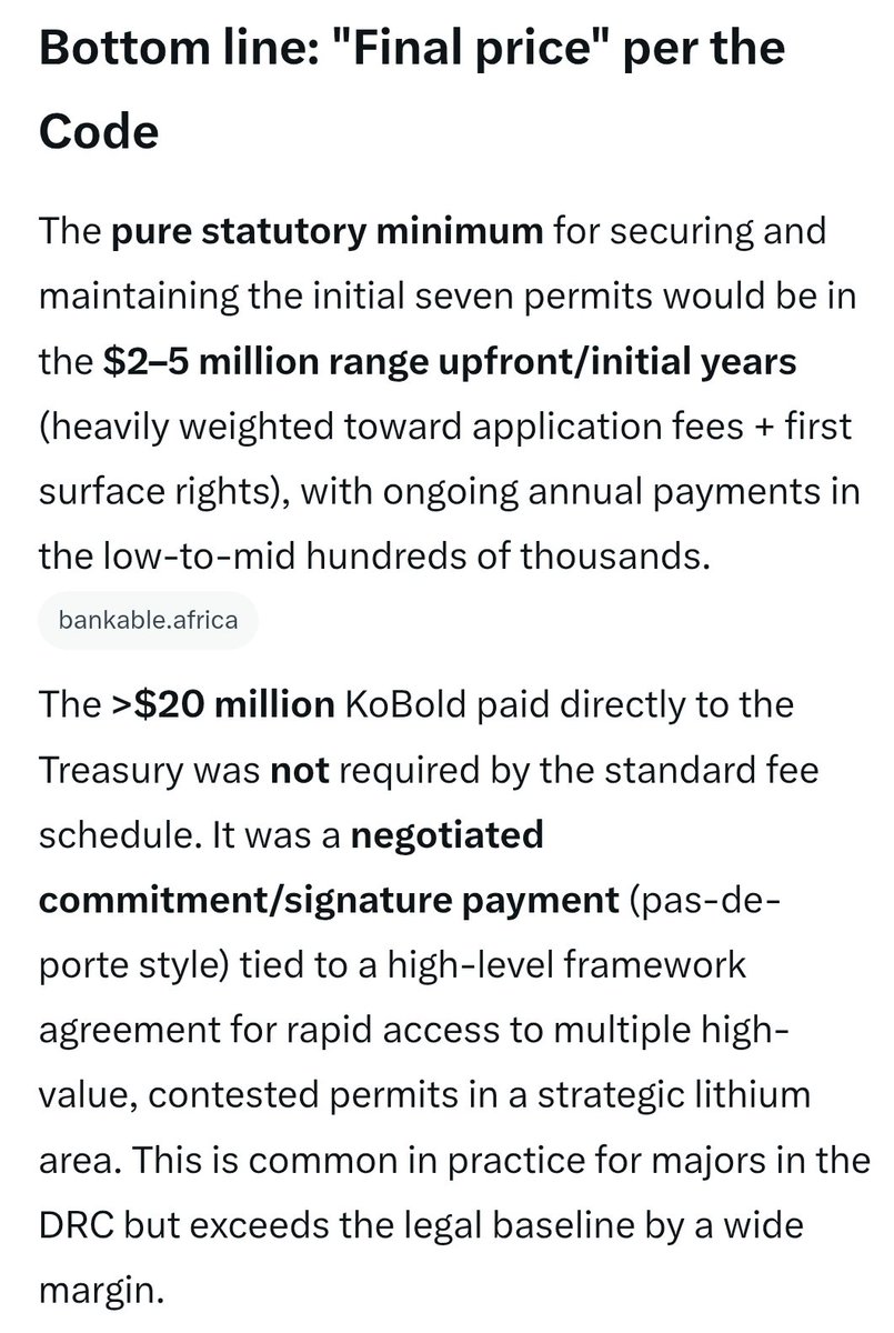 timb89Aus's tweet photo. @emil_jens @AugustCohen4 @cominiereSA @StateDept @US_SrAdvisorAF How come Kobold is paying $20mil for something that should cost approx $2mil? https://t.co/wZKsz6Advy