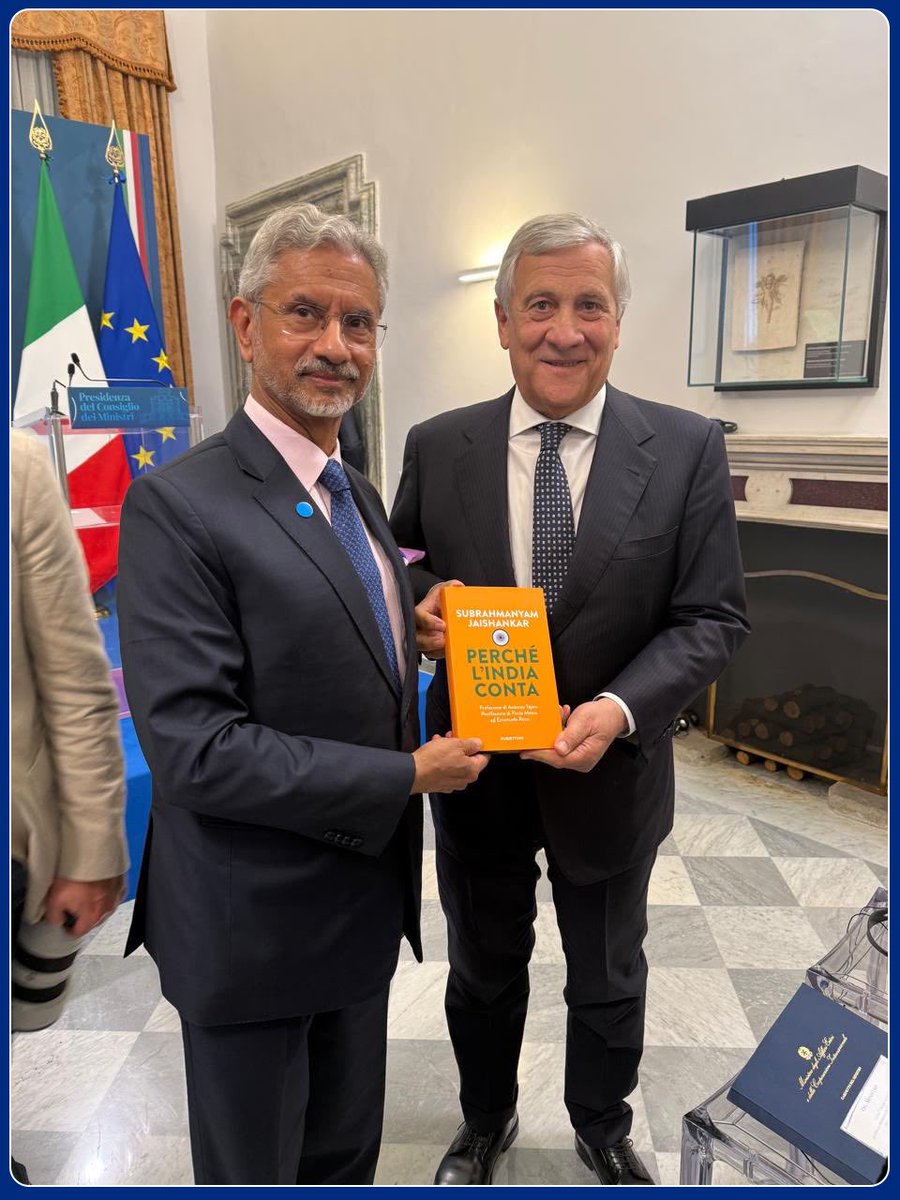 DrSJaishankar's tweet photo. Warm greetings to DPM &amp; FM @Antonio_Tajani, the Government and people of Italy on their National Day.

Confident that our Special Strategic Partnership will continue to grow from strength to strength.

🇮🇳 🇮🇹 https://t.co/5yWIadY3VJ