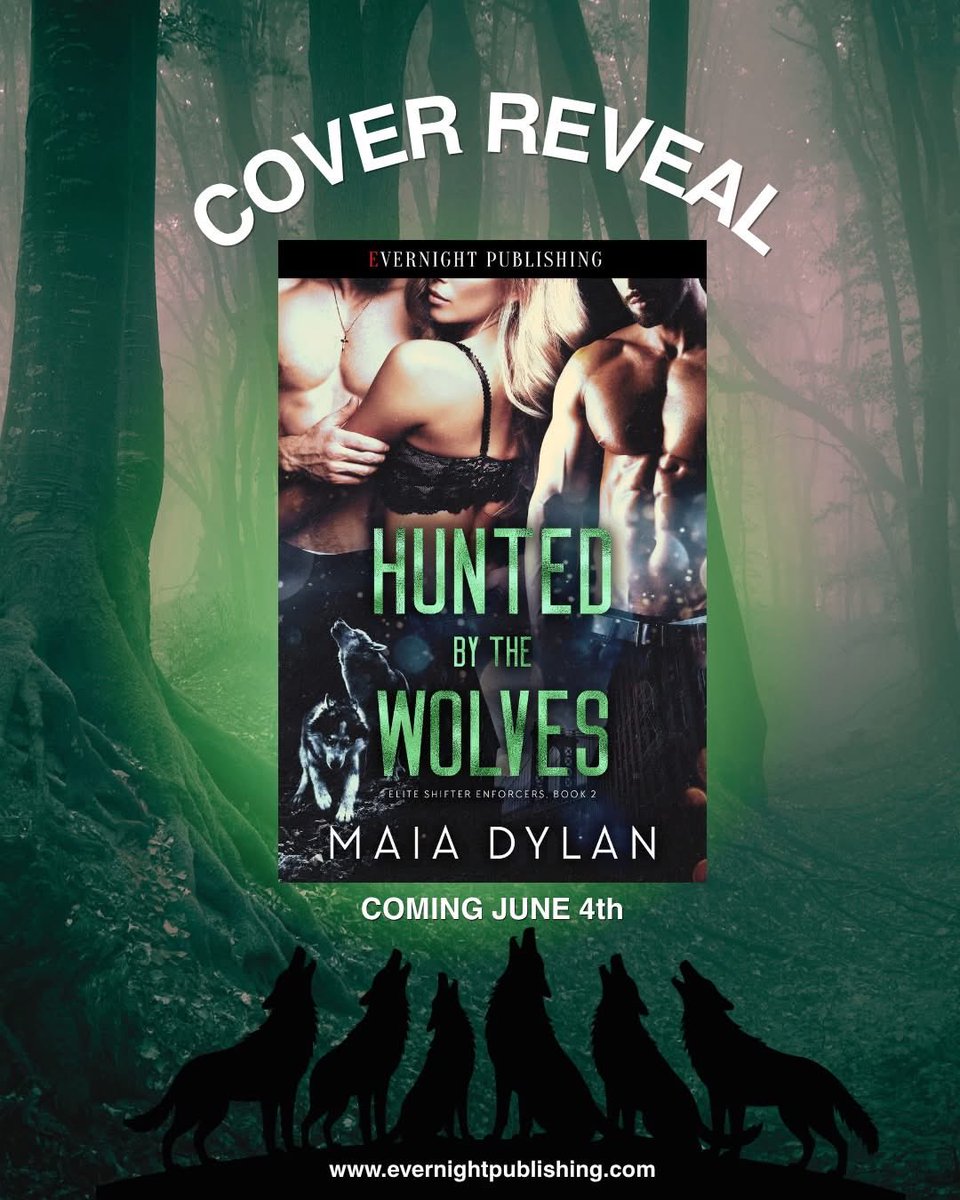 evernightpub's tweet photo. 🔥 COVER REVEAL + PREORDER 🔥

She’s spent her whole life running from fear…

Now two Wolves are hunting her — and they refuse to let her go. 

Riley Quinn knows danger when she sees it. The problem? She has no idea why she’s being hunted… or why the two powerful men watching her from the shadows feel more protective than threatening.

Rafe and Dorian Drake are Elite Shifter Enforcers sworn to stop monsters. But the moment Riley crosses their path, instinct says she’s theirs to protect.

As obsession turns deadly and the hunt spirals into war, Riley is dragged into a brutal hidden world of Wolves, hybrids, twisted bonds, and possessive alphas.

And the men claiming her?
They don’t intend to lose.

Some hunters don’t want to kill you…
They want to own you. 🔥

PRE-ORDER NOW:
https://t.co/XyE9JLm3iK

#EvernightPublishing #bookstagram #PNR #menageromance #read
