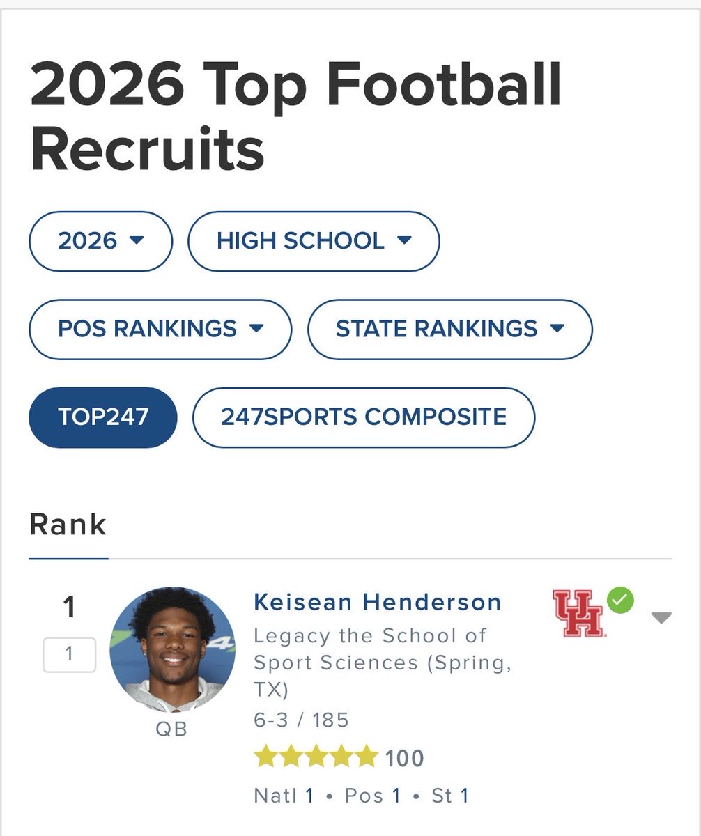 WHNCoogs's tweet photo. @TTU_86 @NotWhoYouDream Bro hasn’t even signed with you yet. Ours did https://t.co/yuCGU781Ii