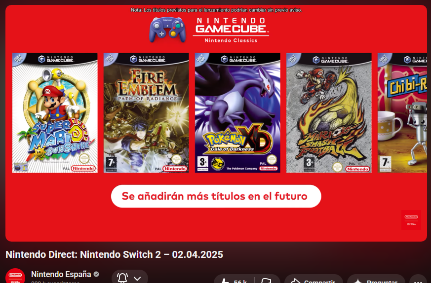 Paper_J0se's tweet photo. Ya era hora, aunque tratándose de Nintendo pasara más de un año entre ahorita que se reveló hasta que salga realmente, ¿verdad Super Mario Sunshine en el Online? https://t.co/gnJE991cIt