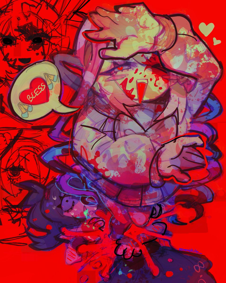 EmeraldKitty_'s tweet photo. Reposting older artwork https://t.co/a6dAb1vfoN