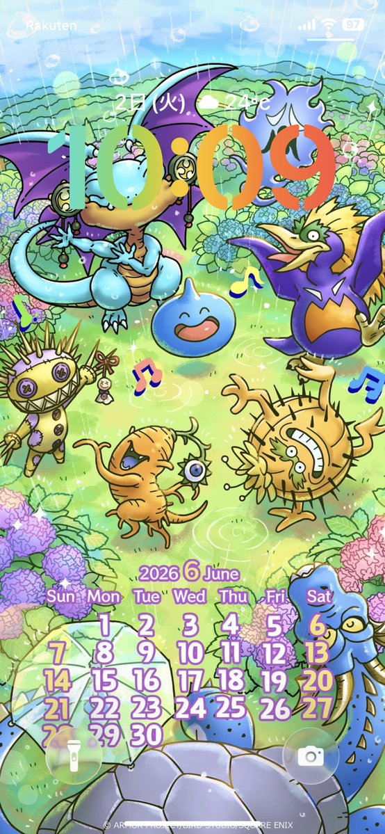 twiss's tweet photo. New lock screen and wallpaper for rainy season/june!! https://t.co/b4c2jfZ4Wq