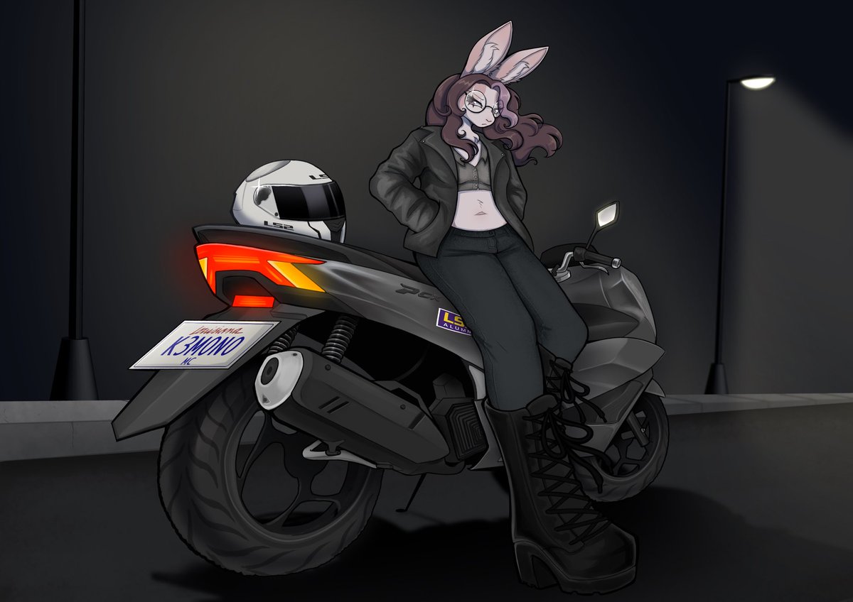 casketkittens's tweet photo. Fullbody piece for @kemorutanica !!🏍️
#furry #furryart https://t.co/ntD0qR96nv