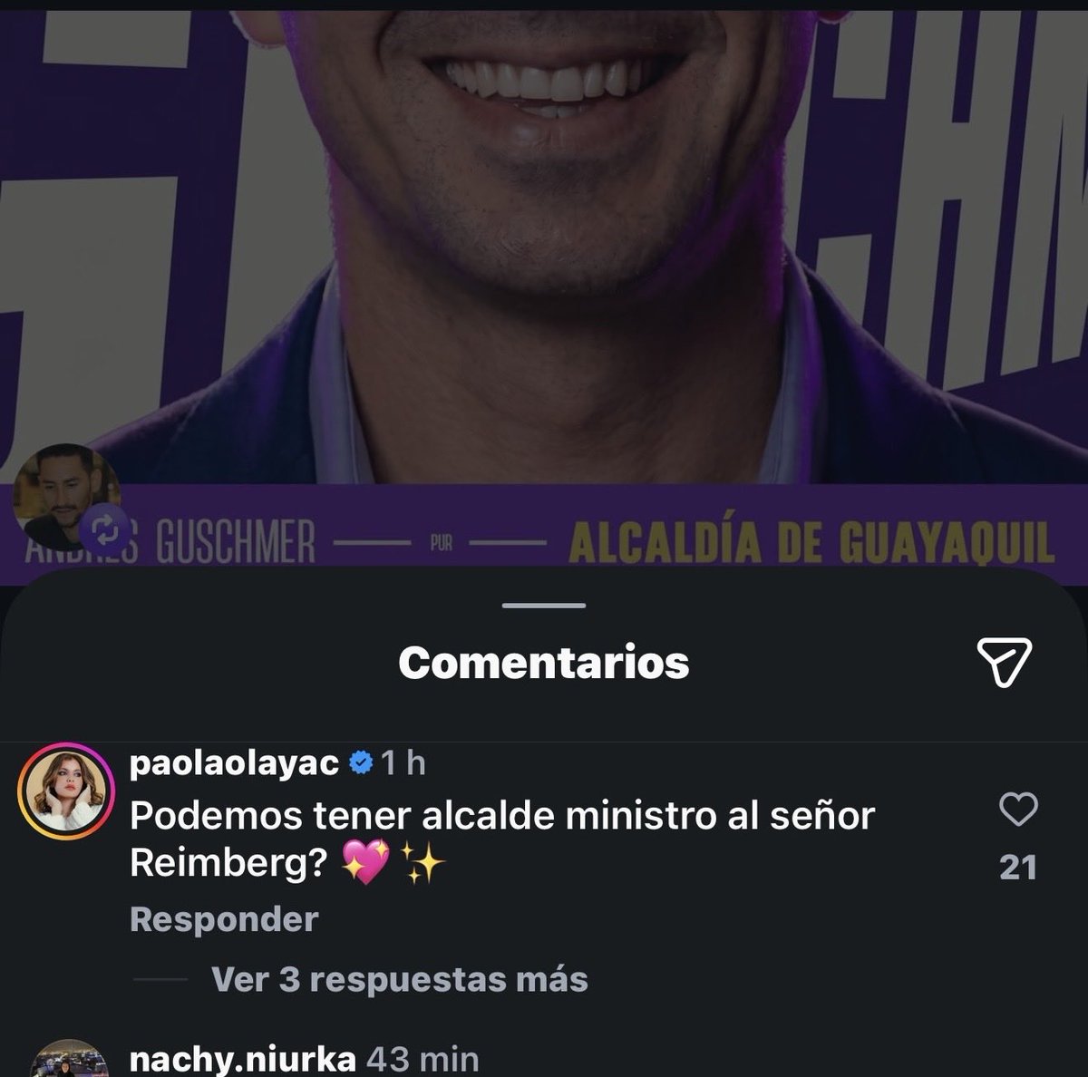 MLuzarragaEc's tweet photo. Hace una semana se nos dijo que era solo comedia. Que no había intención política. Que no estaba dirigido contra nadie. Que quienes cuestionábamos el video simplemente no entendíamos el humor.

Hoy aparecen las fotografías de la precandidatura de ADN y entre los mensajes de apoyo…. Vaya vaya. 

¿Era realmente una sátira inocente o formaba parte de una operación política disfrazada de “comedia”?

Ay Fernando! Ay Paola!
