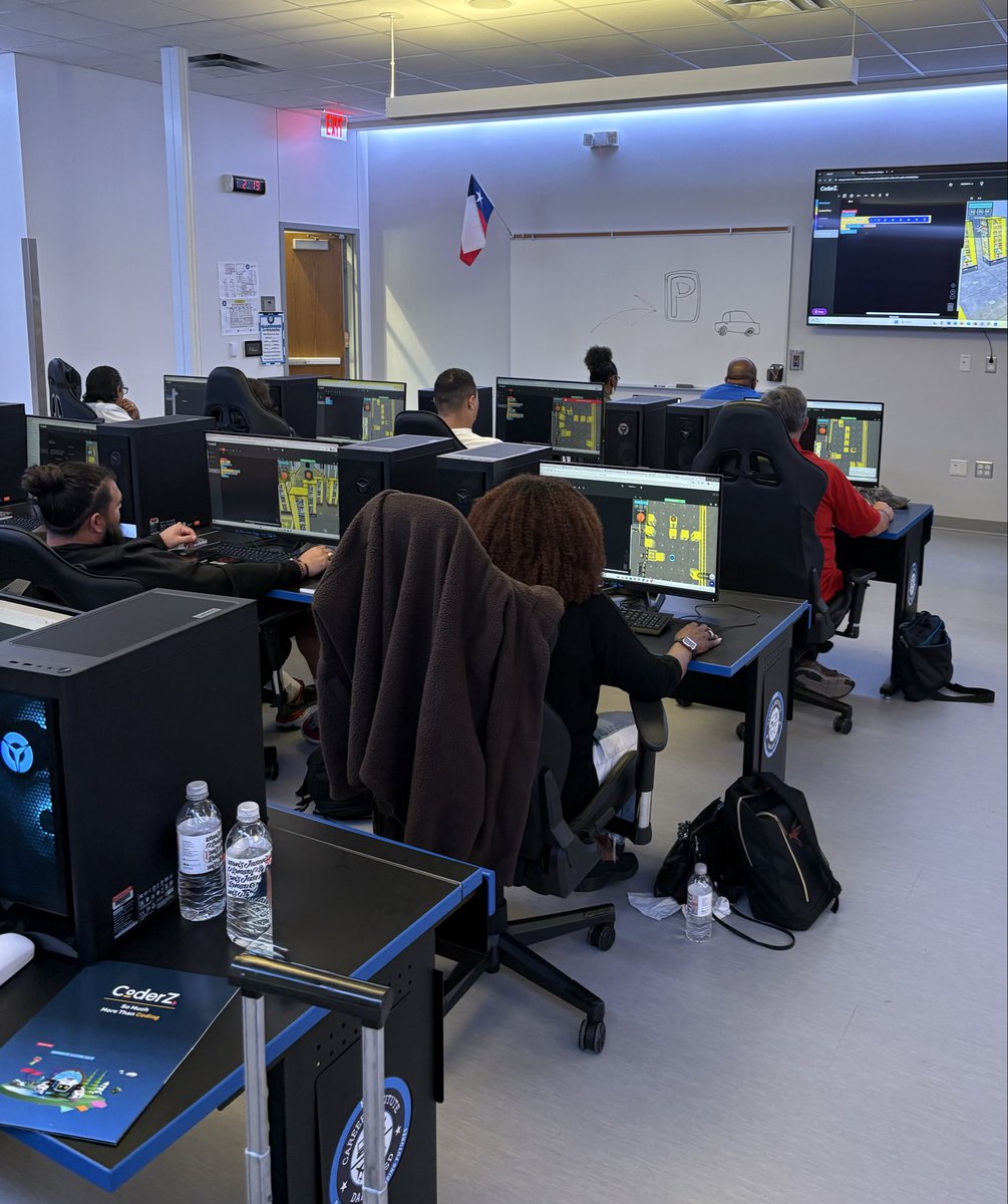 jhmoreno's tweet photo. Day 1 of @Intelitek CoderZ + @weteachcs training is complete! 🚀 All participants were still engaged at the end of the day. That’s the power of gamified virtual robotics learning! 🤖More to come tomorrow—stay tuned!

#CoderZ #WeTeachCS #CSforAll https://t.co/F1cil115Ha