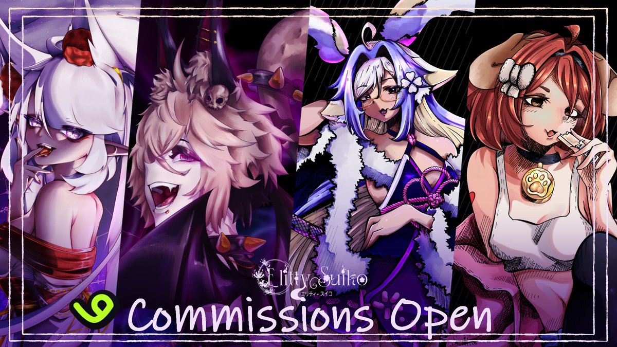 ElittySuiko's tweet photo. Commissions OPEN! 
I’m currently accepting commissions for: 
-Illustrations
-PNG Models
-Minecraft Skins
The pricelist, portfolio, TOS can be found here: https://t.co/qTfuaoHVlM 

#Vtuber #Illustrations #commissionsopen https://t.co/CSnz6l3aPd