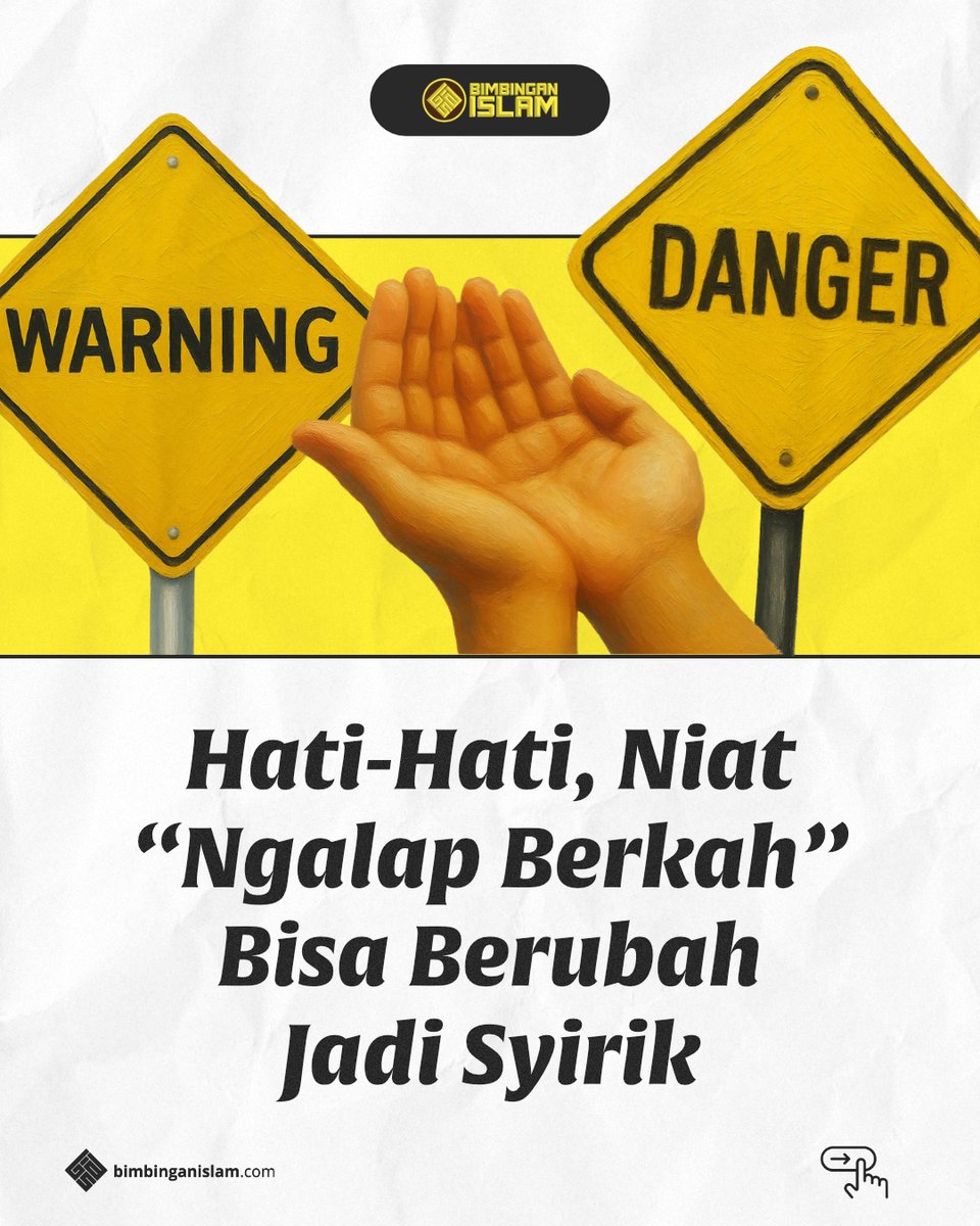 bimbingan_islam's tweet photo. Banyak yang tulus ingin hidupnya “berkah”. Tapi hati-hati, niat baik bisa melenceng kalau caranya tidak dituntun wahyu. 

Berkah bukan diwariskan oleh tempat atau benda,
tapi Allah titipkan pada ketaatan. Kita memohon pada Allah agar diteguhkan dalam bertauhid. https://t.co/iBbIg8Ne0w