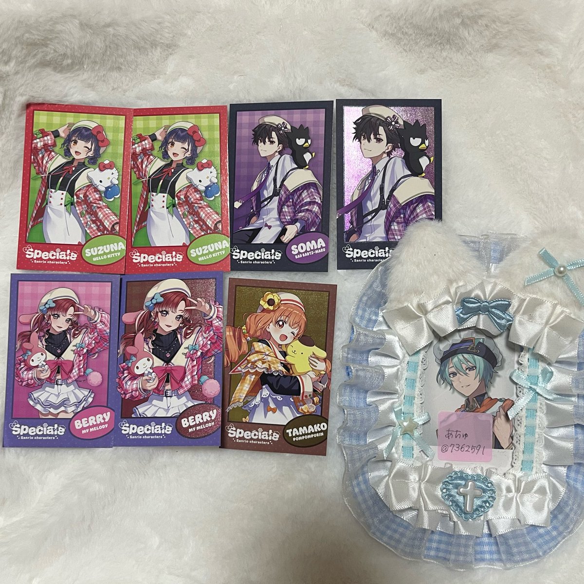 736259l's tweet photo. 【交換】にじさんじ Speciale サンリオ フォト風カード

譲）画像
求）IDの方(🩵)

郵送での交換希望
気軽にお声かけください✧ https://t.co/nNMfxAq1ny