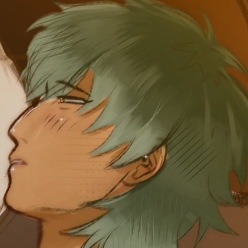 Pulledfangs's tweet photo. An angel and an evil green https://t.co/YCOixlX4ps