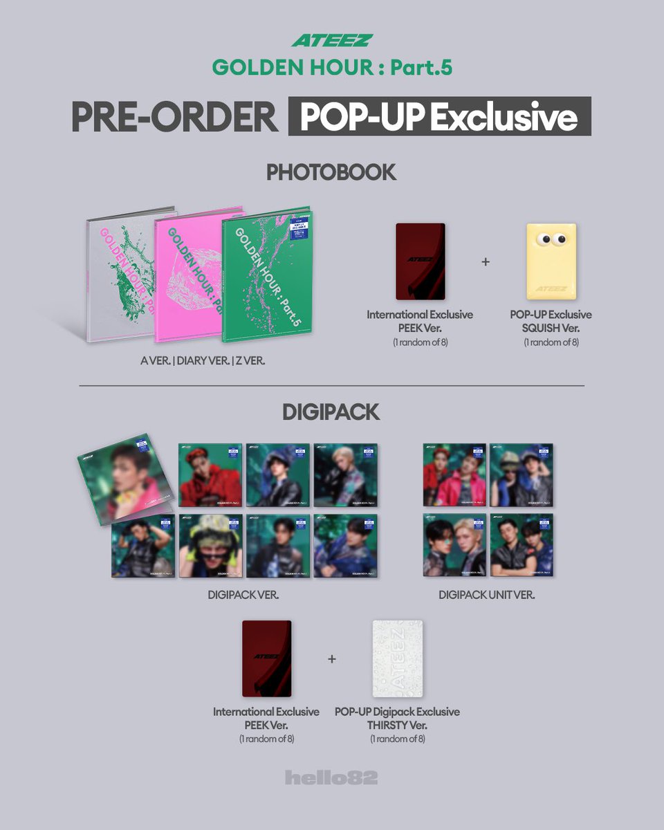 hello82official's tweet photo. Who's BAD and ready for the fifth chapter?
ATINY, claim your Exclusives today and prove who’s the baddest 😈

PRE-ORDER 'GOLDEN HOUR : Part.5' NOW!
🔗 https://t.co/xi6ewQAKmU

*All U.S. sales count towards Billboard Charts
*Europe pre-order open on 6/2 8PM CET!

@ATEEZofficial
#ATEEZ #에이티즈 #GOLDENHOUR #GOLDENHOUR_Part5 #BAD