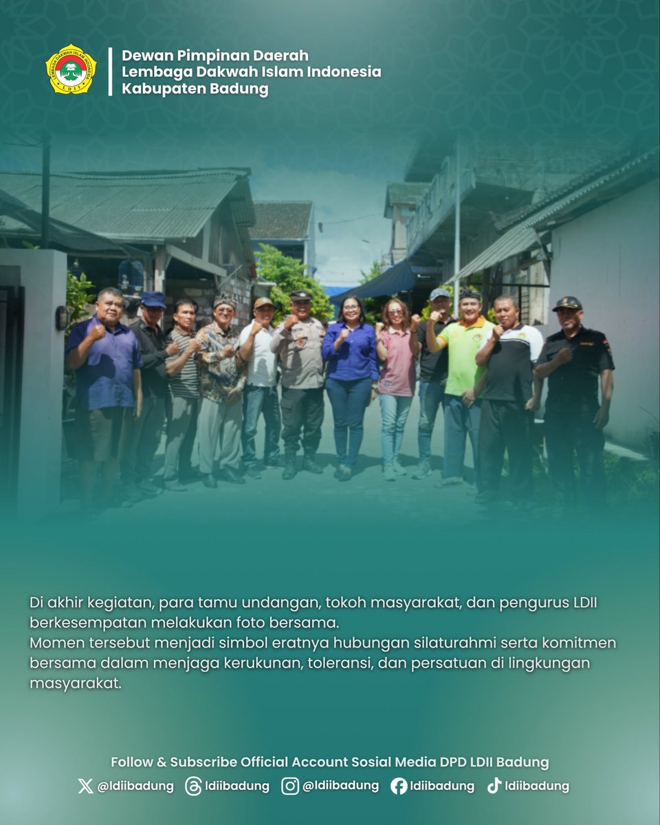 ldiibadung's tweet photo. Kegiatan berlangsung tertib dan lancar dengan dukungan berbagai unsur pemerintah, aparat keamanan, tokoh adat, dan masyarakat. Semoga semangat berbagi, gotong royong, dan persaudaraan terus terjaga demi terciptanya kehidupan yang rukun dan harmonis.
#LDII #LDIIBadung #LDIIBali https://t.co/vJ2ZbPMvY2
