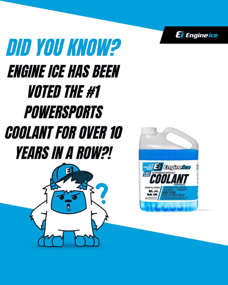 EngineIce's tweet photo. #1 for a reason! 🧊 

#EngineIce #EngineIceFam #CoolAf https://t.co/LwLbTqZ7Jh