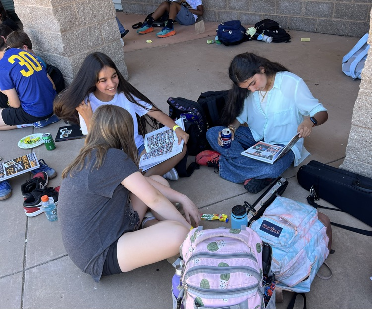 Adams_BUSD's tweet photo. Yearbooks, friends, music, laughter, and summer vibes! ☀️🎉 Our BASH (Bye Adams, Summer’s Here) Social was the perfect way to celebrate the year. Thanks to Mrs. Thornhill, Mrs. Sund, and everyone who helped make today so special. It's going to be a fantastic summer, AMS! 📚✍️😎 https://t.co/3RGYUef4Gc