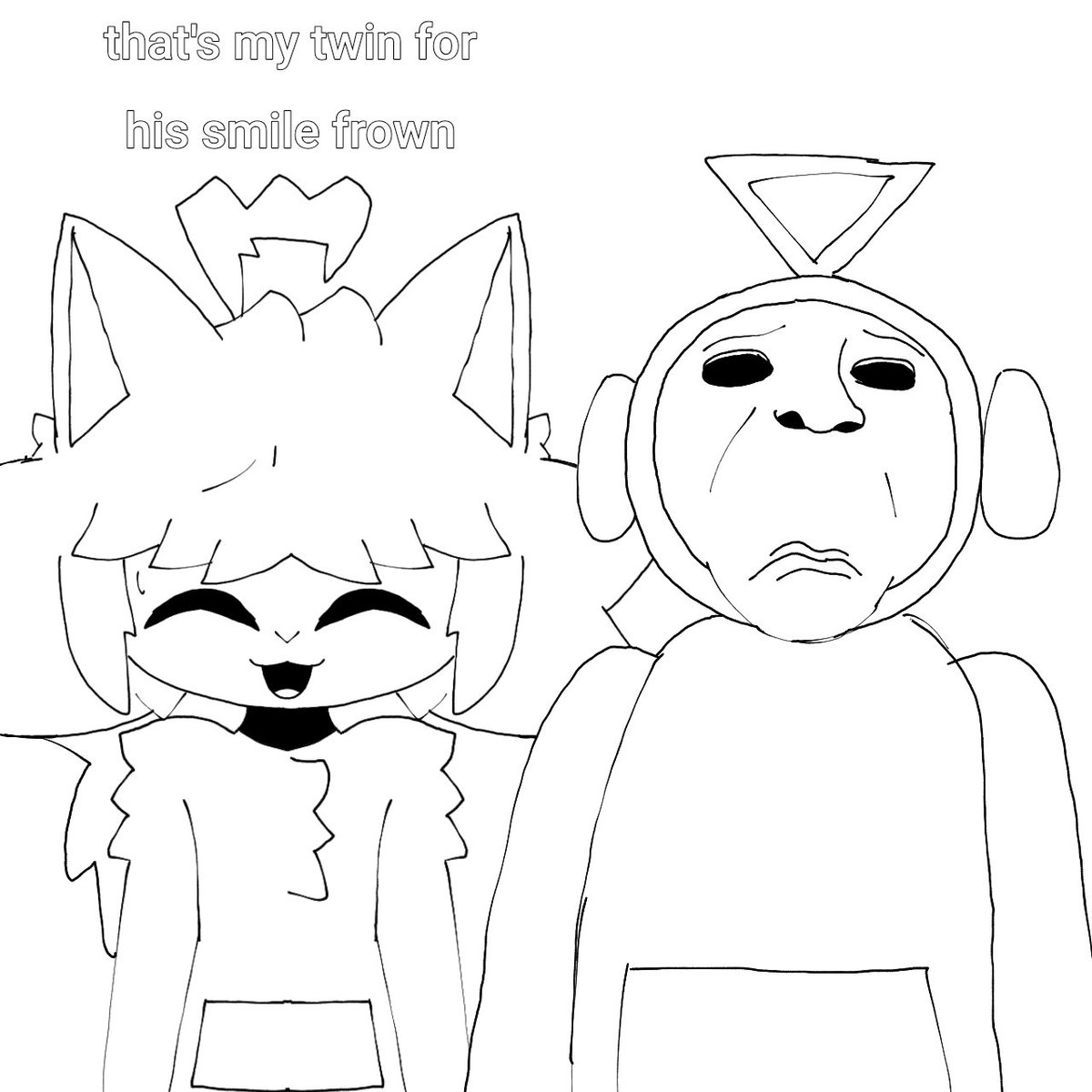 AnimsTinky's tweet photo. his smile frown

#slendytubbies #teletubbies #tinkywinky #sketch #meme https://t.co/OAiUsj1OV8