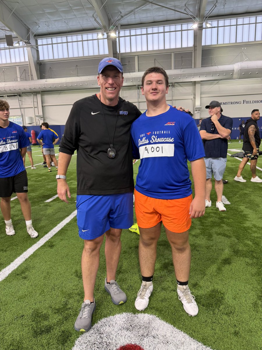 brock13robinson's tweet photo. Had an incredible time competing at the @SMUFB camp session 3. Thank you to @AndyTownsend72, @SFACoachGraf, and @GarinJustice for the coaching. Always a good time on the hilltop!

@FiveStrongOLine @Clintanderson_ @CoachOrtizOL @FiveStrongOLine @CoachRC23 @coachbgunn @recruitfwc @FWC_CardinalFB @ahart61 @car20ruiz  @5qpLinepride @RecruitMatador @raj_manjrekar @gabrieldbrooks @DfwSho @jakelangi