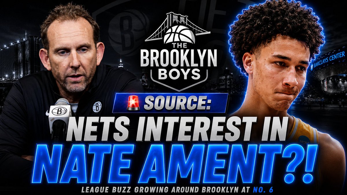 connor_long15's tweet photo. 🚨NEW POD🚨

Josh and I break down the buzz surrounding Nate Ament to the #Nets at No. 6.

Does the fit make sense?

TUNE IN👇
https://t.co/dSNFGSvcIv https://t.co/aLFkanpmk6