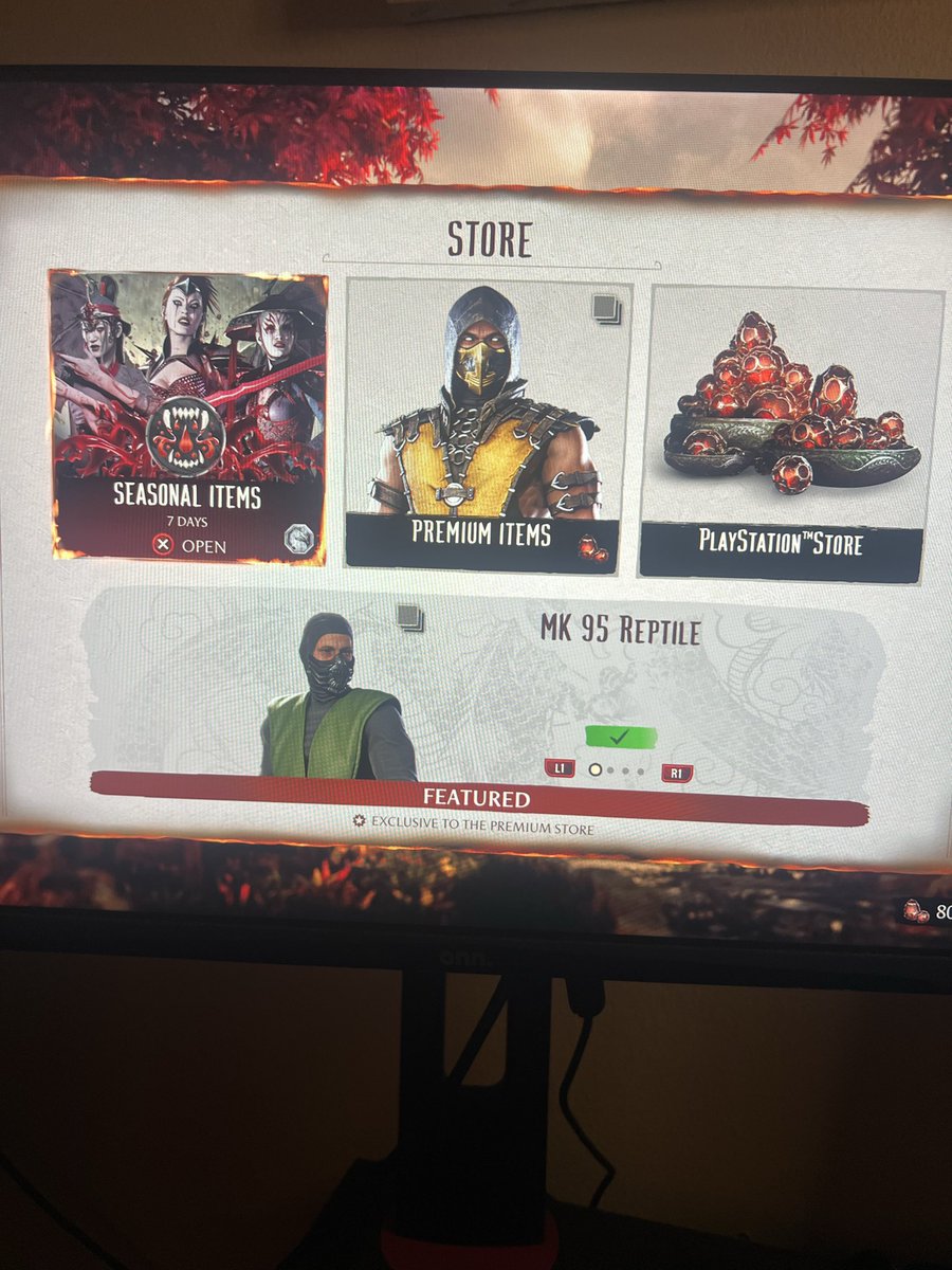 SunslifeG's tweet photo. #MK1 it’s finally available again! ✨Reptile 95 outfit. https://t.co/qmfsRUHUGs