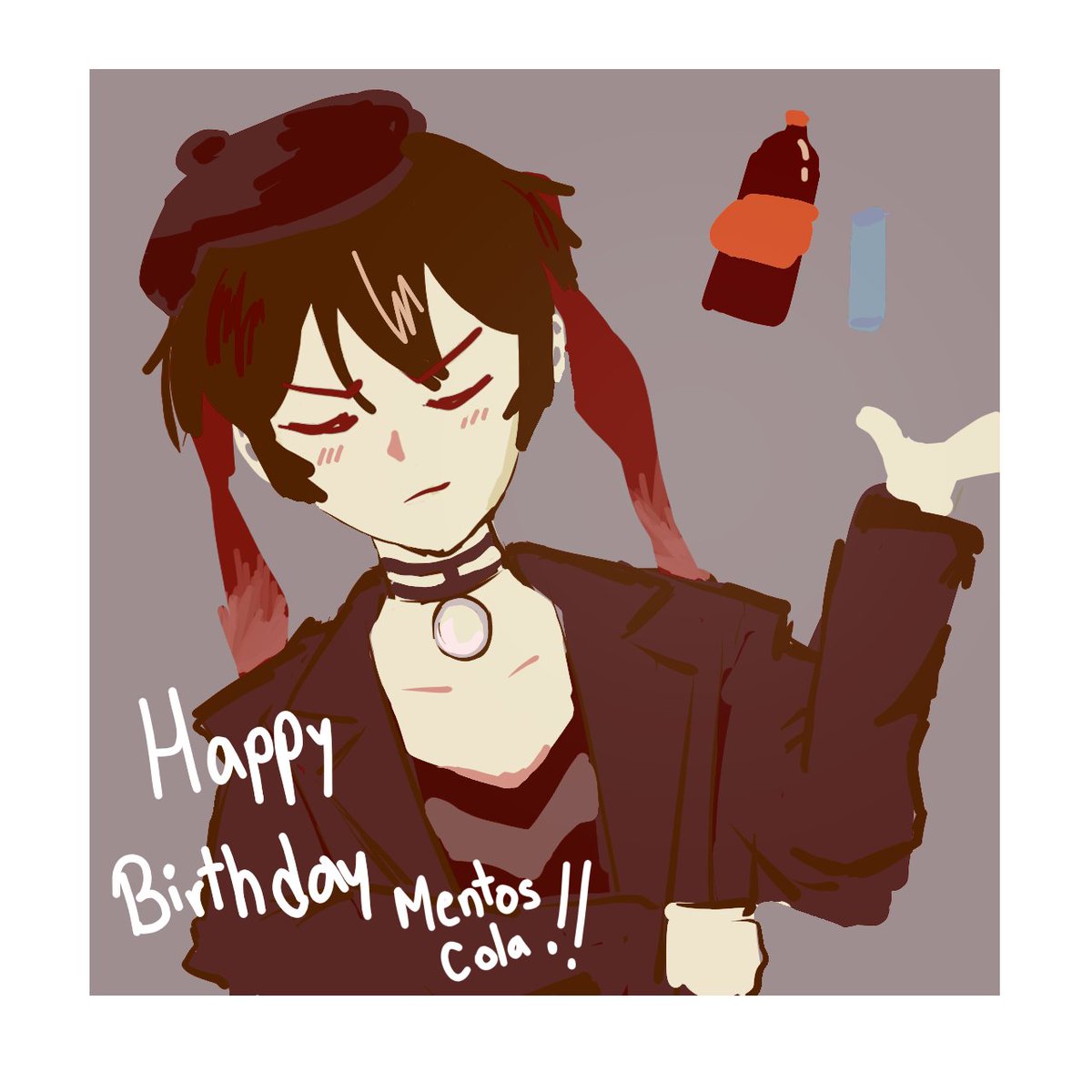 _Dan23_'s tweet photo. MENTOS COLA BIRTHDAY

#BocchitheRock #ぼっち·ざ·ろっく #大槻ヨヨコ生誕祭2026 https://t.co/U7Rh9A5tQN