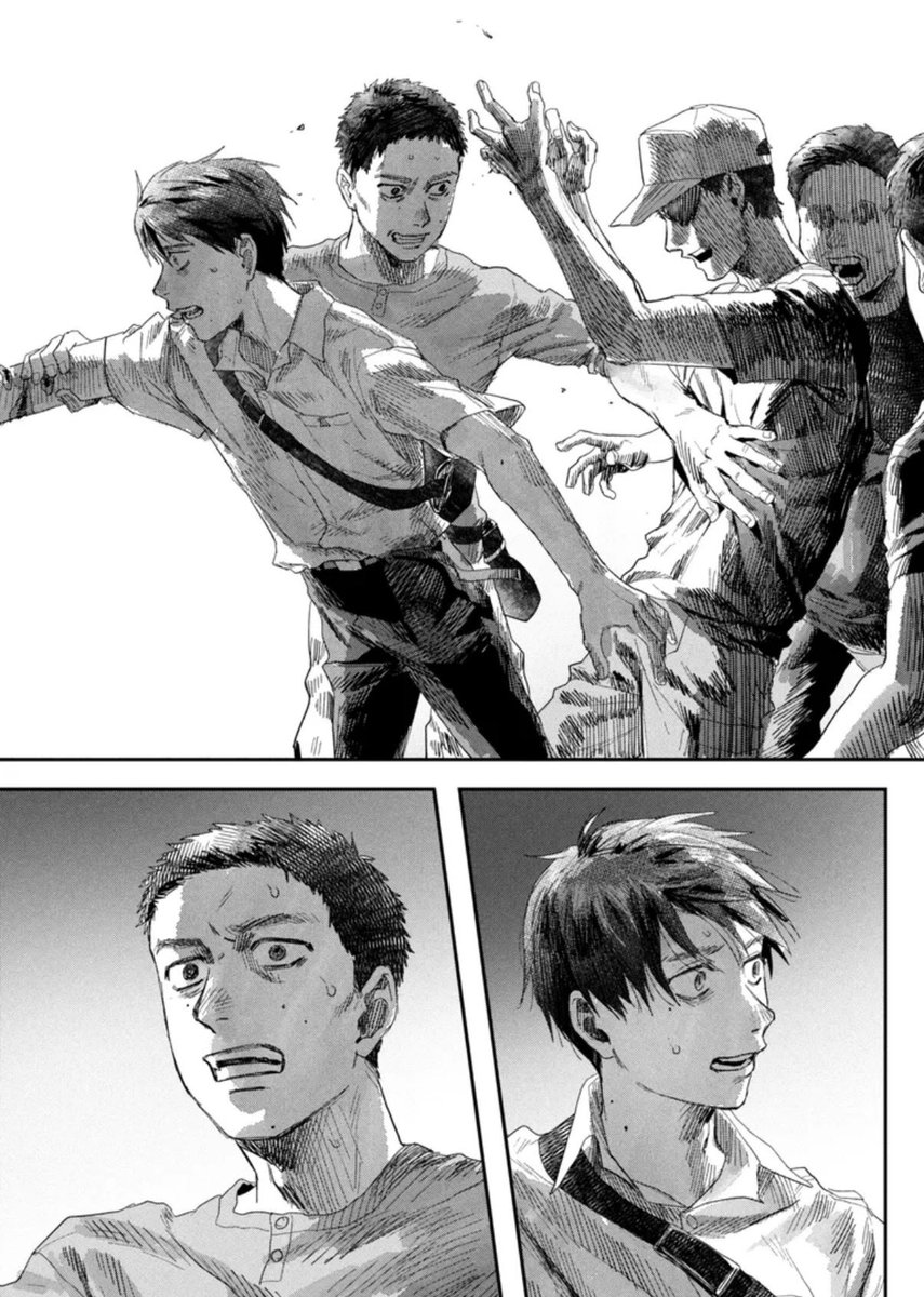 RiverFayee's tweet photo. I think this is such a telling scene for Yoshiki’s dad, helping his son get to the boy he loves :( https://t.co/BmvkKNuixR