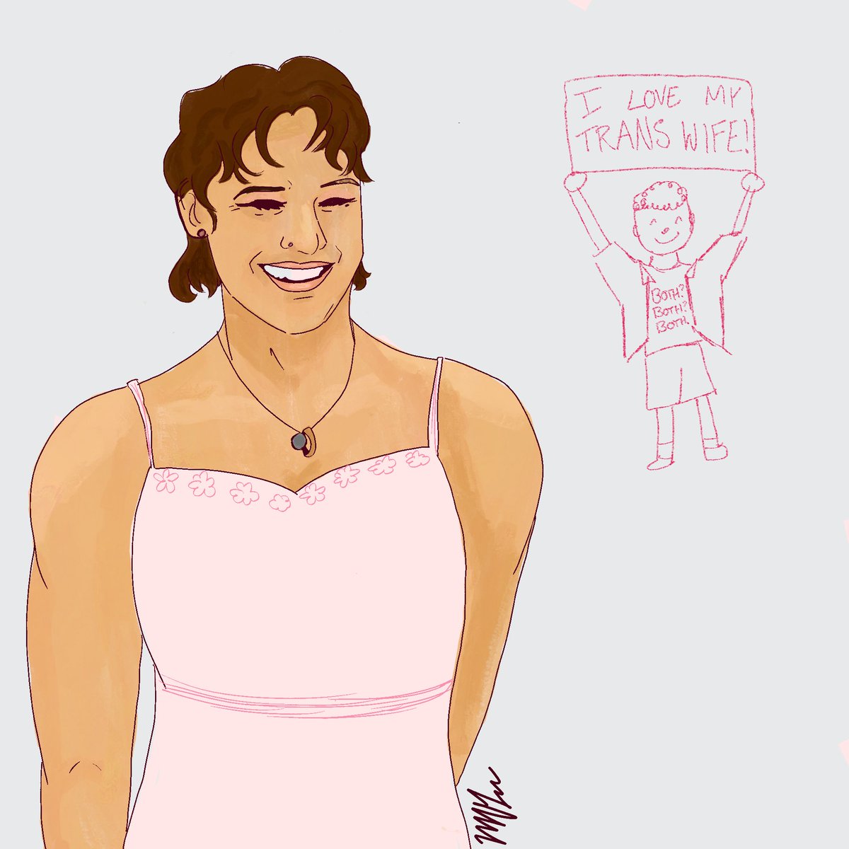 reluctantlyryn's tweet photo. HAPPY PRIDE AND #GIRLEDDIESPRING HAVE A QUICK DRAWING https://t.co/15bAeMLdiv