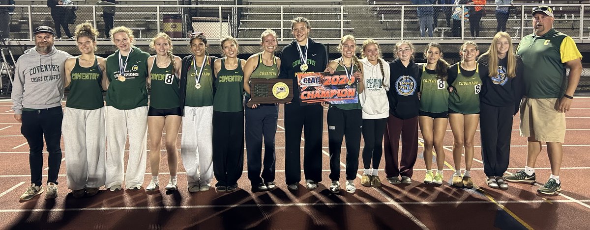 ciacsports's tweet photo. History for the Patriots! First ever Girls Outdoor Track & Field State Championship for Coventry who wins Class S. @CoventryCTPats #cttrack
Full Results:
https://t.co/6G3392Y9jN https://t.co/rbEJSAPHIc