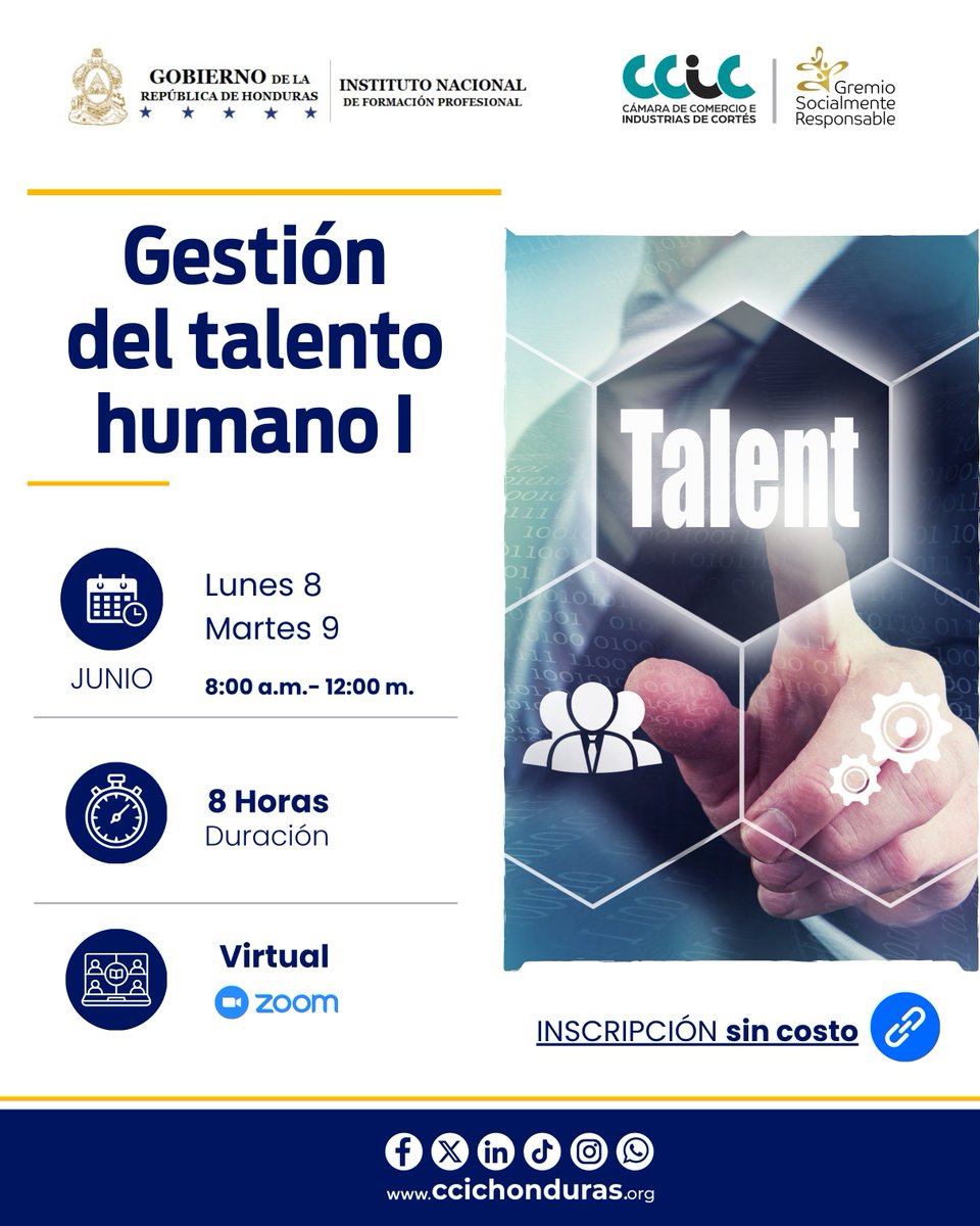 CCICHN's tweet photo. Desarrolla las competencias que marcan la diferencia en las organizaciones:
✅ Gestión del talento humano I
✅ De jefe a líder

Fortalece tus habilidades de liderazgo y gestión de personas para generar equipos más comprometidos y productivos.

Inscríbete aquí:
➡https://t.co/vgLl2bIU1N

#CCIC #Capacitaciones