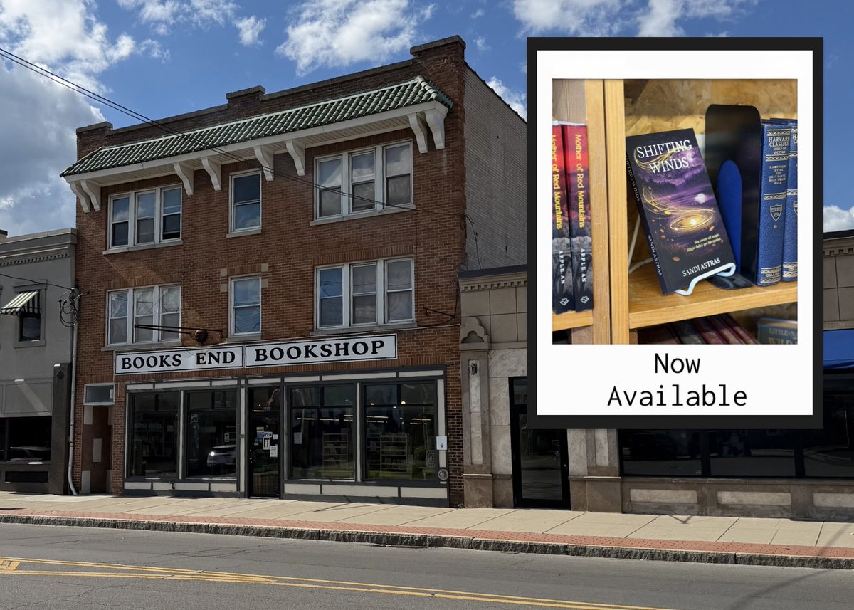 AstrasSandi's tweet photo. My book is now available at NY’s oldest used and rare bookstore, Books End, in Syracuse! https://t.co/ZRcGE3Rnoc