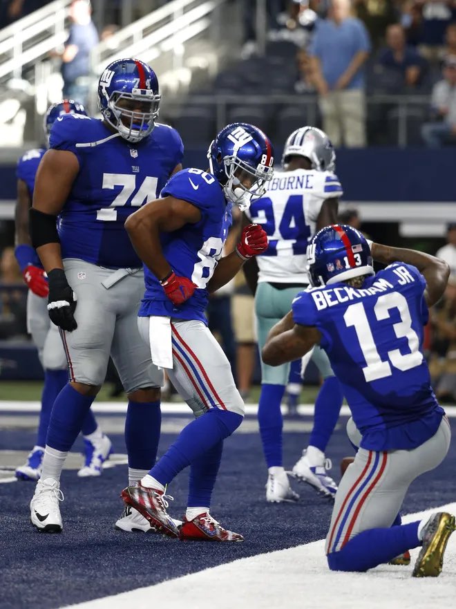 d3___07's tweet photo. So glad OBJ is home. He single handedly made those Giant teams fun to watch when they when they weren’t good. Every game he’d do something that few players can. Idc about the past “antics”. He was passionate. All he wanted to do was win in New York https://t.co/IbWTLxqhuM