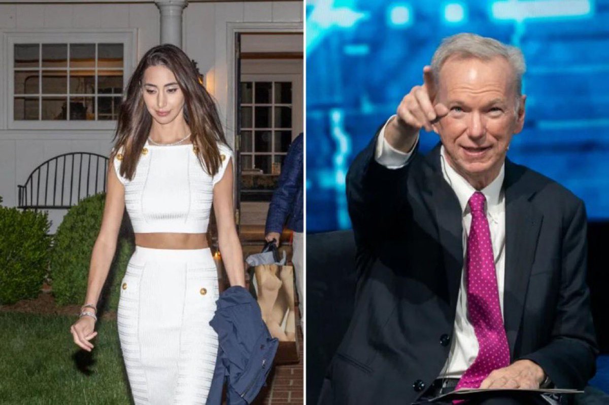 exec_sum's tweet photo. NEWS: Former Google CEO Eric Schmidt scores win in arbitration after a judge ruled his ex-girlfriend falsely accused him of rape and must pay him $10 million+ in damages. https://t.co/e9DYcKE3tA