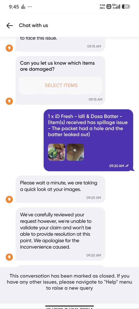 UtkarshXandrew's tweet photo. Absolutely pathetic customer service from @Swiggy @SwiggyInstamart. Ruined order (ID: 239166890235605) arrived with a ruptured dosa batter packet spilled over everything, causing severe food safety and contamination risks. https://t.co/gnErjOgqlY