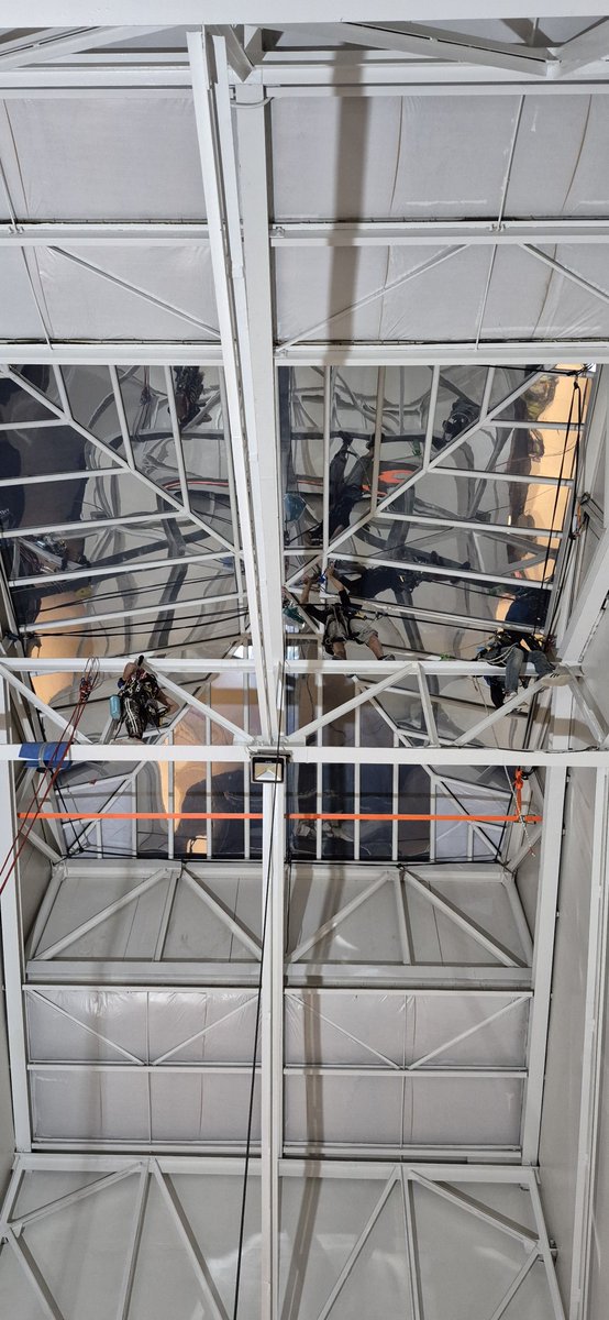 RigorLo's tweet photo. Done installing tint film on polycarbonate canopy of a city mall.
#ropeaccess
#hygiaphilippines https://t.co/uJaBd9QjJO