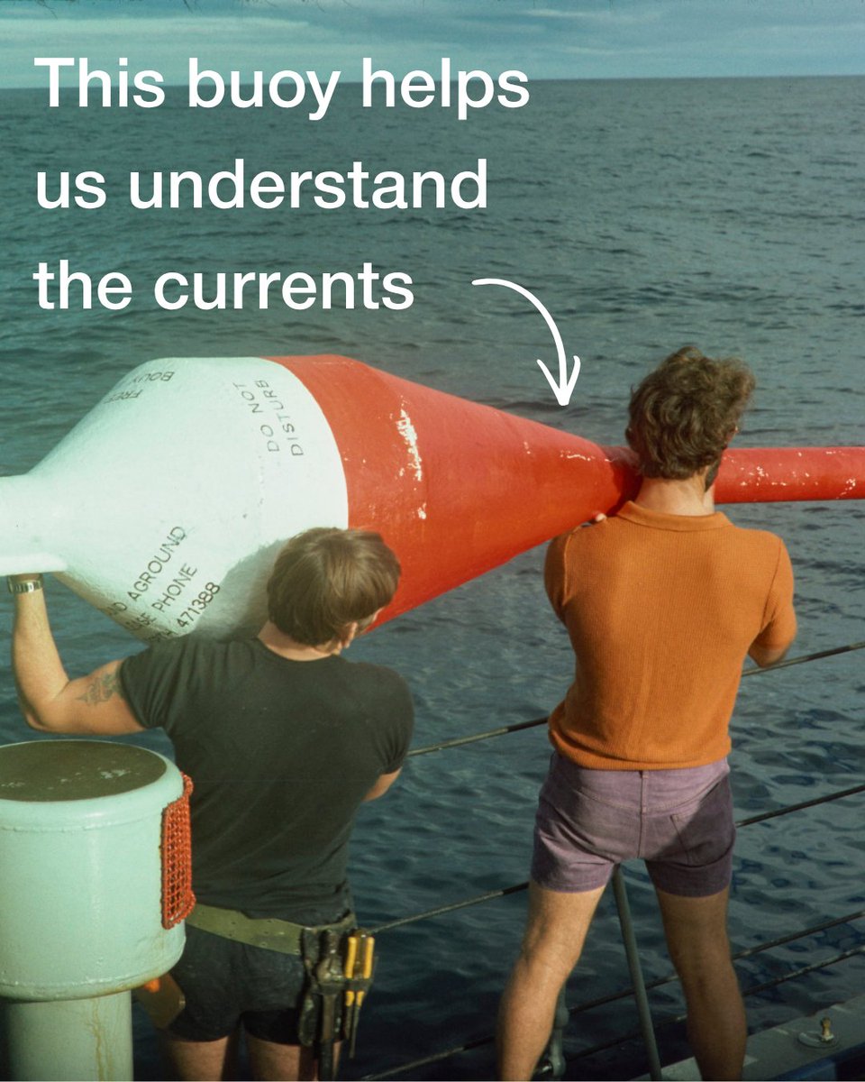 nma's tweet photo. This drifter buoy was deployed into WA’s Leeuwin Current in the 1970s.  
 
Designed by CSIRO oceanographer George Cresswell, it helped study the warm current that allows tropical marine life to survive as far south as Perth. 🪸 

📷: George Cresswell https://t.co/DosibEQ8S9